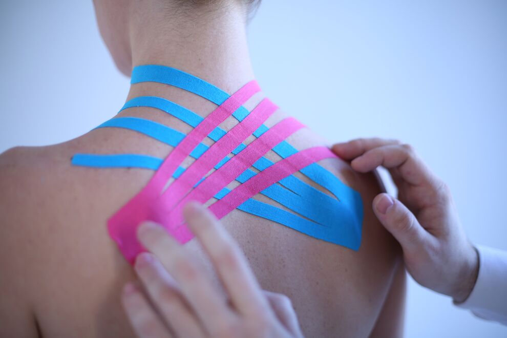 bizkarrezurreko osteokondrosiaren kinesio taping